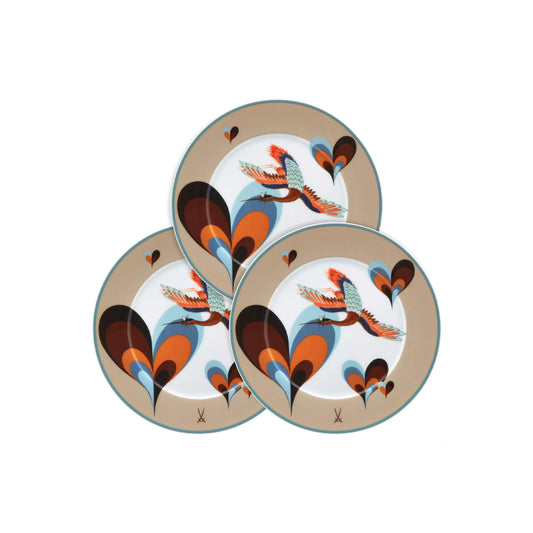 Set da 3 Piatti Pane "Collage Love Birds" - Meissen